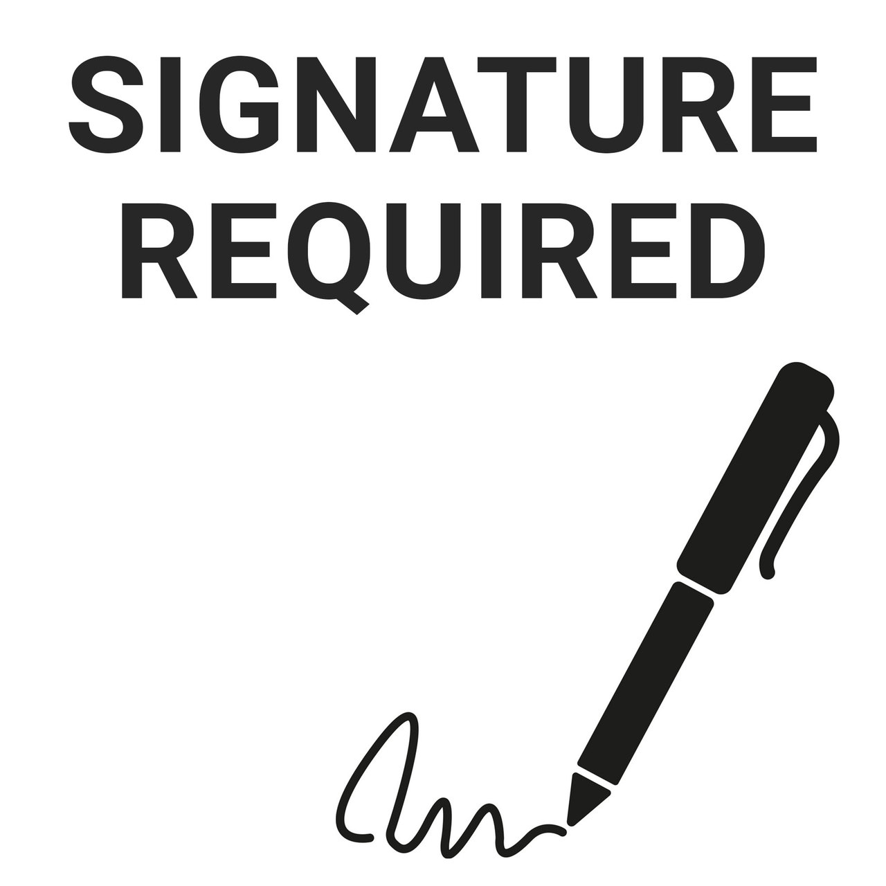 Signature required at delivery + $6.00