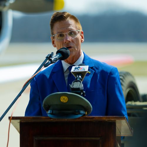 Elkhart Municipal Airport Director Andy Jones