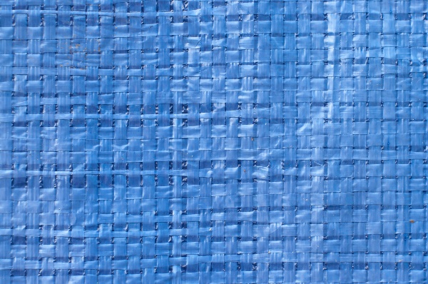 Tarp weave pattern close-up