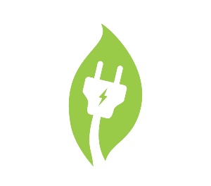 Power Efficiency Leaf Symbol