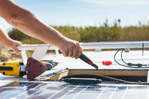 Working On An RV Roof