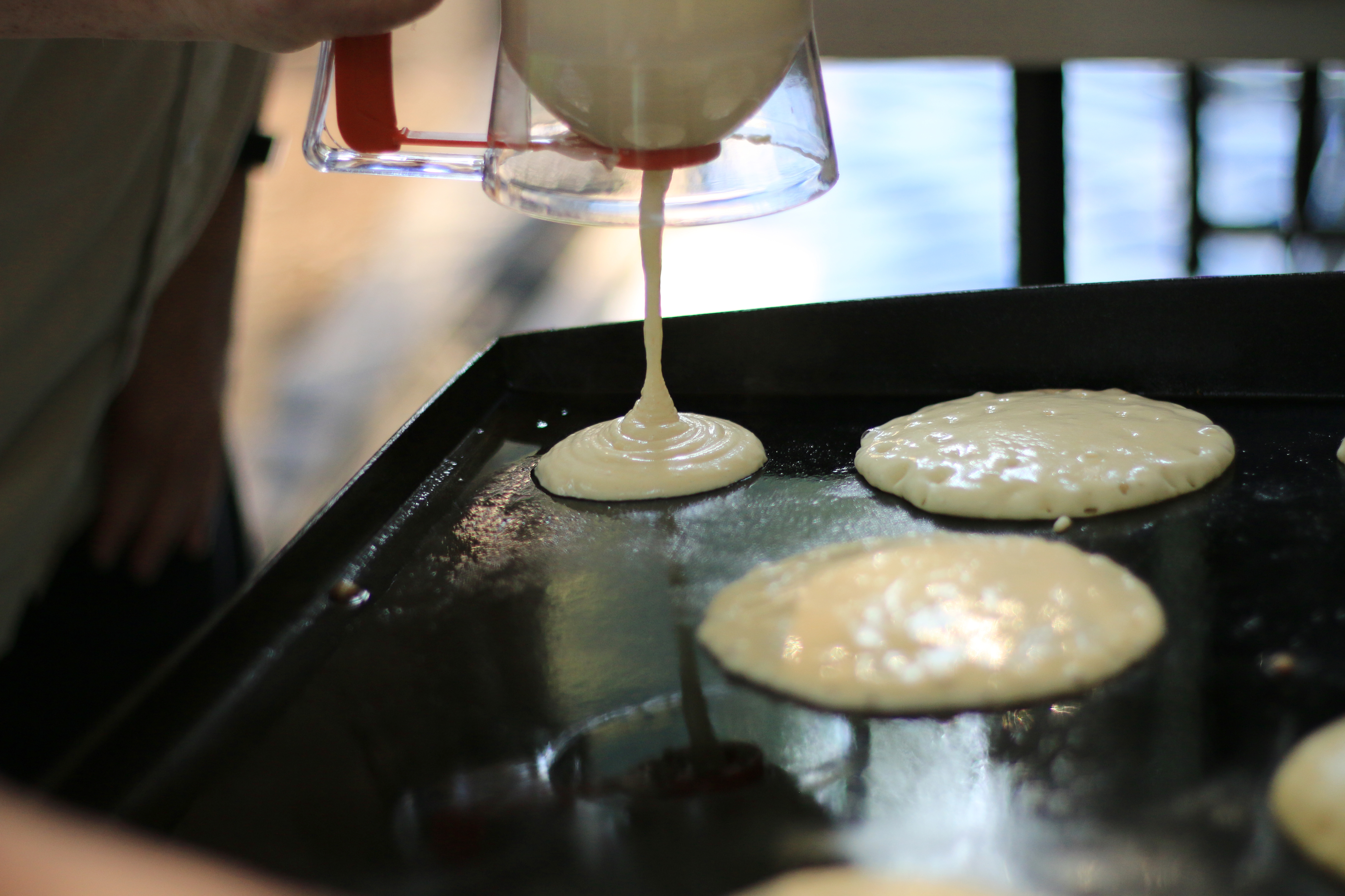 Pancakes On A Griddle